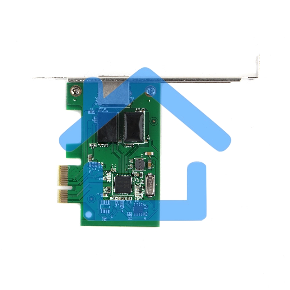 Сетевой адаптер Ethernet Gembird NIC-GX1 1000/100/10, PCI-express, чипсет RTL8111C