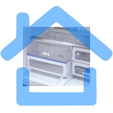 Холодильник Sharp SJ-FS97VBK черное стекло трехкамерный 393/207 л морозилка снизу