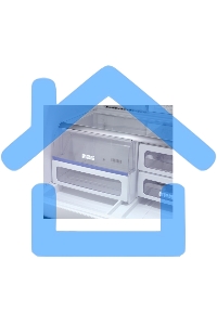 Холодильник Sharp SJ-FS97VBK черное стекло трехкамерный 393/207 л морозилка снизу