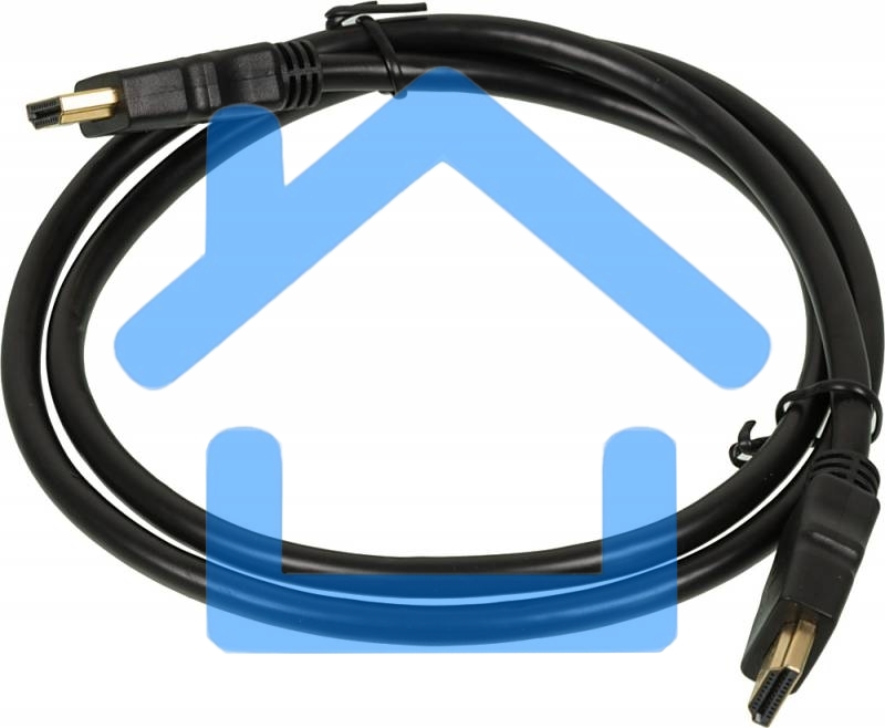 Кабель видео High Speed ver.1.4 HDMI (m)/HDMI (m) 1м. Позолоченные контакты черный