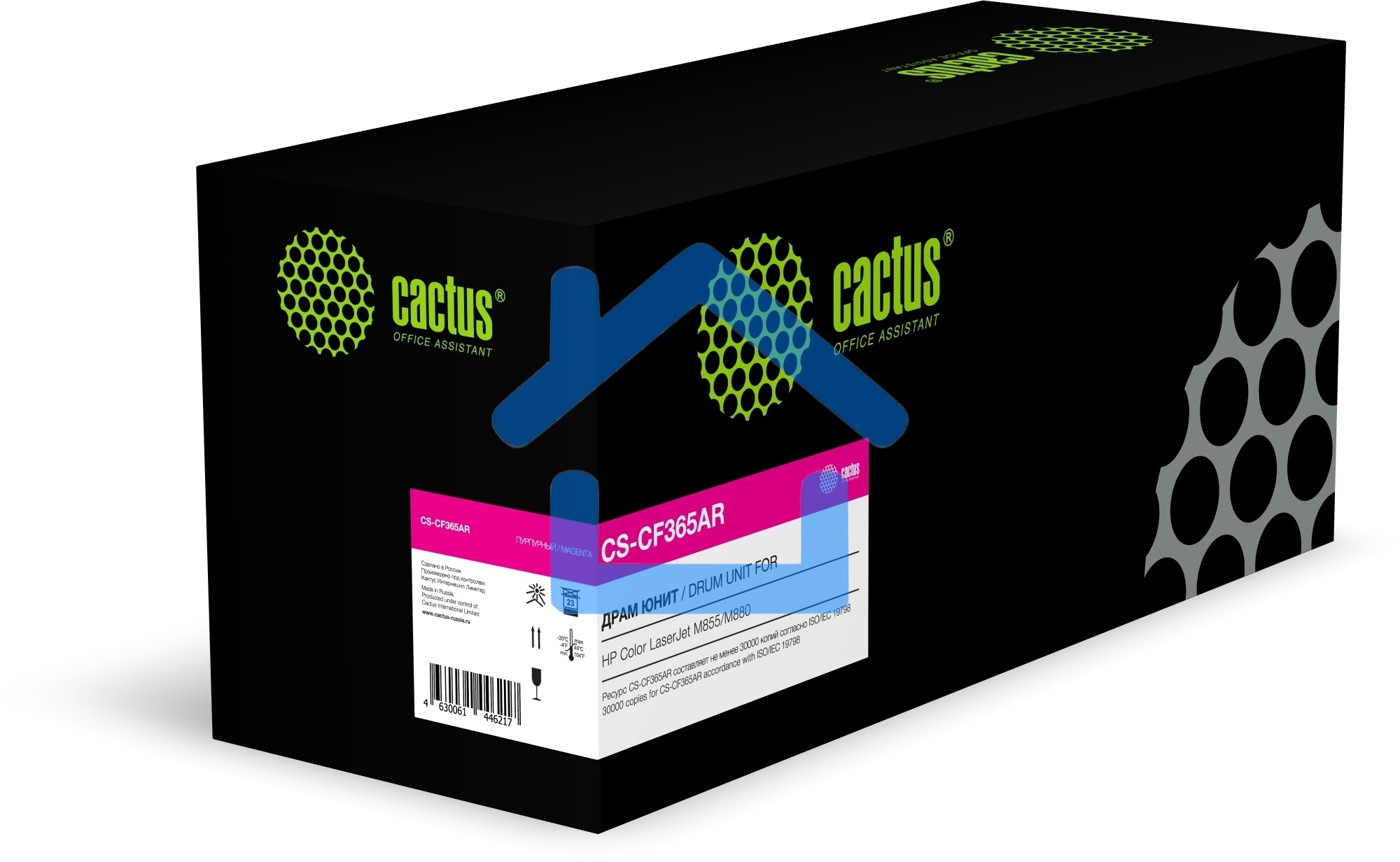 Блок фотобарабана Cactus CS-CF365AR пурпурный ч/б:30000стр. для CLJ M855/M880 Enterprice HP