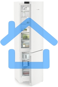 Холодильник Liebherr CBNC 5723-22 001 белый двухкамерный 255/94л морозилка снизу