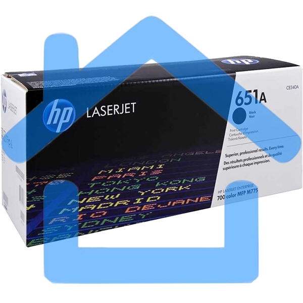 Картридж лазерный HP CE340A 651A черный для LaserJet 700 Color MFP 775 13500стр.