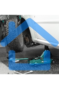 Домкрат гидравлический Сибртех подкатной, 2т, 127-330мм