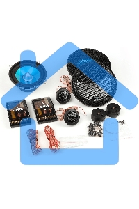 Колонки автомобильные Ural Бирюза АС-Б1327К, 120Вт, 91дБ, 4Ом, 13см, (5дюйм), 4шт, компонентные, двухполосные