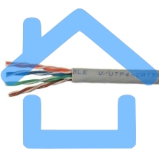 Кабель UTP cat.5e, 4 пары (305 м) Solid 0.51мм CCA alloy AWG24 (18481)