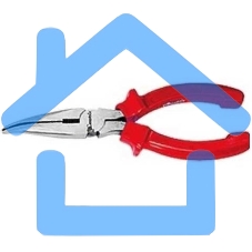 Утконосы Matrix длинногубцы econom 180мм изогнутые шлифованные пластмассовые рукоятки