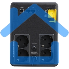 Источник бесперебойного питания APC Back-UPS BX1600MI-GR 900Вт 1600ВА черный