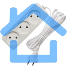 Удлинитель быт. ТМ Союз 1300 Вт 3гн. ШВВП 1,5м 481S-0301