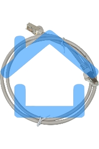 Патч-корд Lanmaster TWT-45-45-1.0/S-GY вилка RJ-45-вилка RJ-45 кат.5е 1м серый LSZH (уп.:1шт)