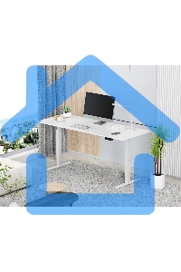 Подстолье Cactus CS-EDLF-WT каркас белый