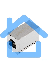 Проходной адаптер, RJ-45(8P-8C), FTP экранированный, кат.6, (гнездо-гнездо), Rexant