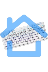 Клавиатура беспроводная Logitech G715 TKL Tactile LIGHTSPEED, USB, Bluetooth/Радиоканал, белый