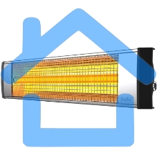 Обогреватель инфракрасный Ballu BIH-L-2.0 серый, кварцевый, 2000 Вт, 25 м2