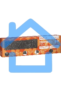 Клавиатура Defender Element HB-190 проводная, USB, черный