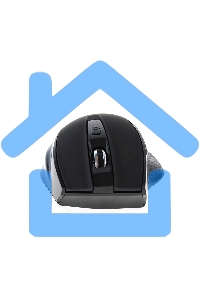 Мышь беспроводная Crown CMM-935W черный, 1600 dpi, радиоканал, USB, кнопки - 6