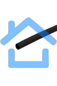 Трубка термоусаживаемая 3.0/1.5мм черный ролик 2.44м Rexant 29-0006