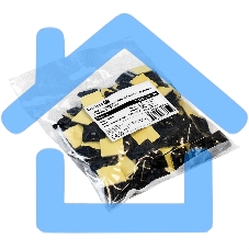 Самоклеющаяся площадка для крепления стяжек ExeGate EX293144RUS STM2525B-100 (25х25 мм, halogen free, -40°C - +85°C, черная, 100 шт)