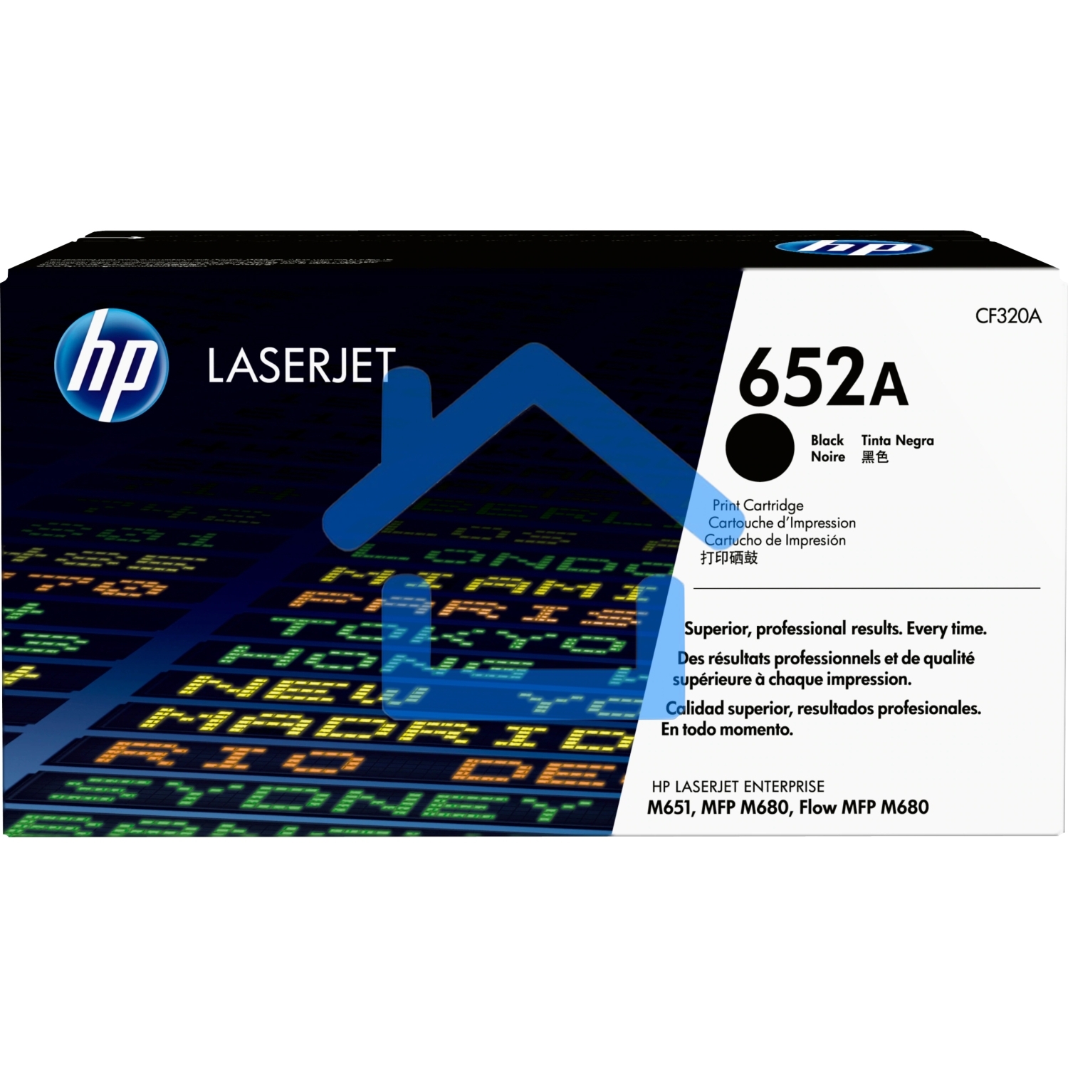 Тонер Картридж HP 652A CF320A черный для HP CLJ M651dn (11000стр.)