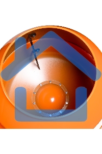 Бетономешалка Вихрь БМ-160 (74/1/3) 700 Вт, 160 л, чугунный венец, 32 об/мин