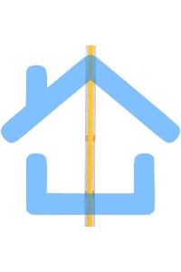 Лента светодиодная 24В, COB 10Вт/м, 384 LED/м, 3000K, 8мм, 5м, IP20 Rexant