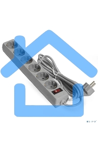 Сетевой фильтр ExeGate EX119394RUS SP-6-5G (6 розеток, 5м, евровилка, серый)