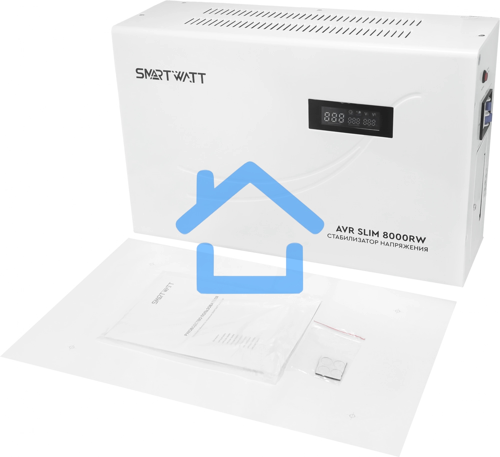 Стабилизатор напряжения настенный SMARTWATT AVR SLIM 8000RW
