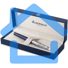 Ручка перьевая Waterman Hemisphere L`Essence du Bleu (CW2166467) LaqBlue CT F сталь нержавеющая, подарочная коробка