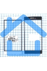 Стекло для Huawei P8 белое