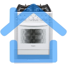 Плита газовая Gefest ПГ 6500-02 0042 белый, конфорок 4 шт, духовка 52 л, 60 см x 85 см x 60 см