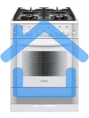 Плита газовая Gefest ПГ 6500-02 0042 белый, конфорок 4 шт, духовка 52 л, 60 см x 85 см x 60 см