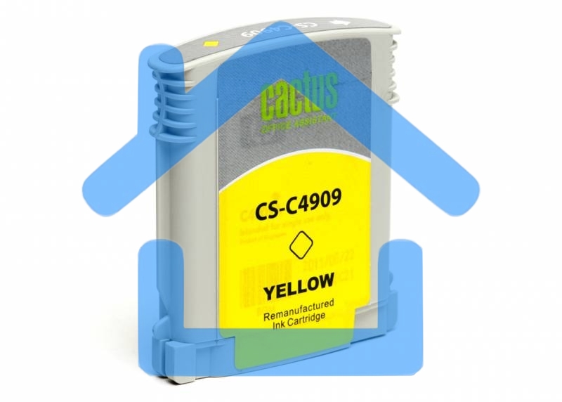 Картридж струйный Cactus CS-C4909 №940 желтый (30 мл) для HP OfficeJet PRO 8000/8500