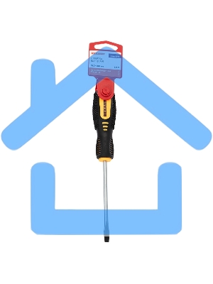 Отвертка шлицевая SL 5х100 мм, двухкомпонентная рукоятка Rexant