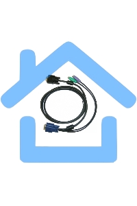 Переключатель D-Link DKVM-IPCB/10 Упаковка 10 кабелей KVM для устройств DKVM-IP1/IP8, длина 1.8м 