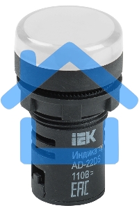 Арматура светосигнальная AD-22DS 220В бел. ИЭК BLS10-ADDS-230-K01