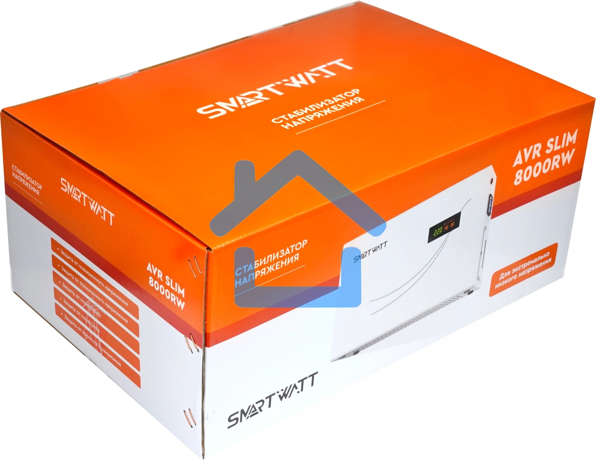 Стабилизатор напряжения настенный SMARTWATT AVR SLIM 8000RW