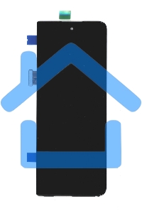 Дисплей для Samsung SM-F936B Galaxy Z Fold4 в сборе с тачскрином (внешний) черный