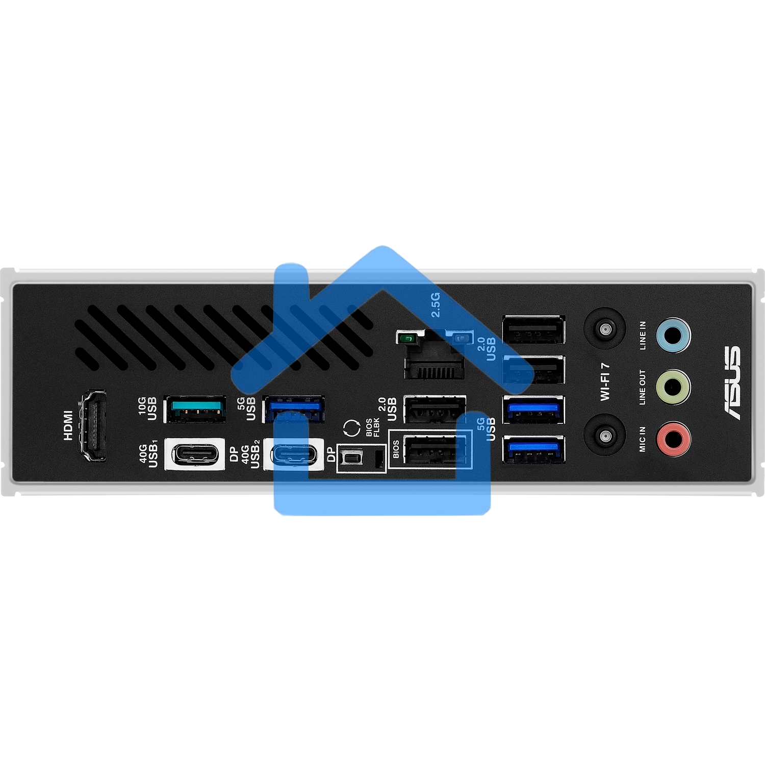 Материнская плата ASUS X870 MAX GAMING WIFI7, AM5, AMD X870, 4xDDR5, 4xSATA, 3xM.2, 1xPCIe 5.0 x16, 2xPCIe 4.0 x16, 1xPCIe x1, 1xHDMI, 2xUSB-C 40Gbps (USB4), 1xUSB-A 10Gbps, 3xUSB-A 5Gbps, 4xUSB-A 2.0, 1x2.5Gb LAN, Wi-Fi 7, Bluetooth 5.4, 3x3.5 мм, 7.1, A