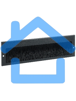 Щеточный кабельный ввод 390х115 мм, черный ITK BE05-390-115M