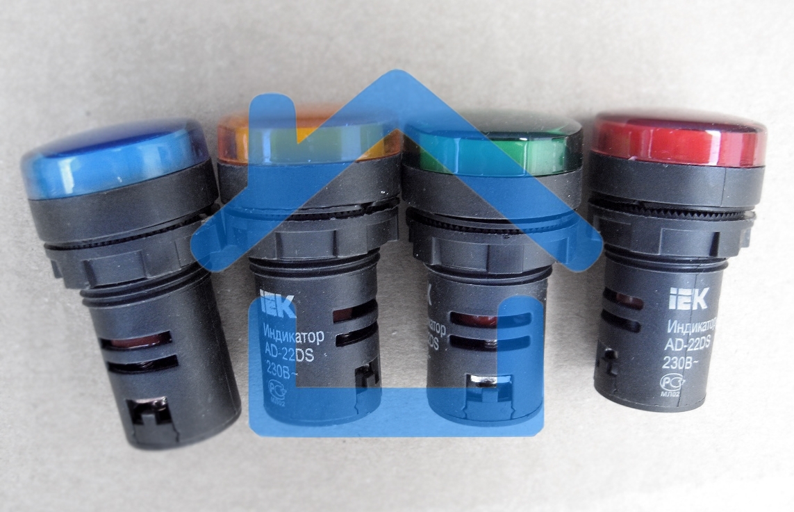 Арматура светосигнальная AD-22DS 220В бел. ИЭК BLS10-ADDS-230-K01