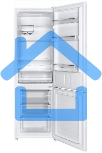 Холодильник Maunfeld MFF176SFW белый двухкамерный 187/75л морозилка снизу, ручная разморозка