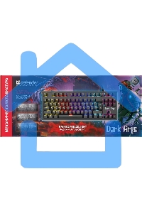 Клавиатура Defender Dark Arts GK-375 проводная, USB, черный