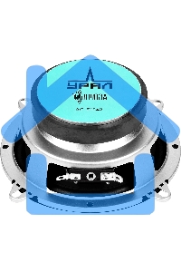Колонки автомобильные Ural Бирюза АС-Б1347, (без решетки), 120Вт, 91дБ, 4Ом, 13см, (5дюйм), 2шт, коаксиальные, четырехполосные