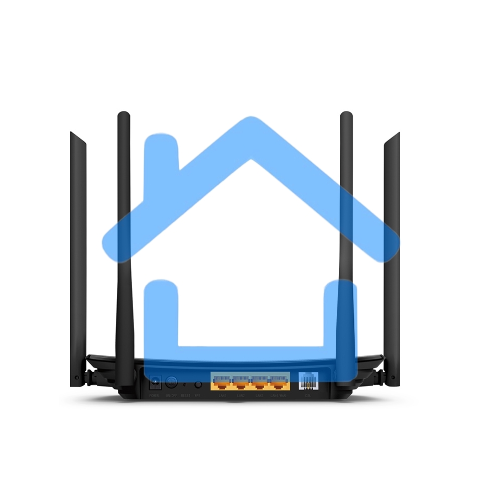 Роутер беспроводной TP-Link Archer VR300 AC1200 10/100BASE-TX/ADSL черный