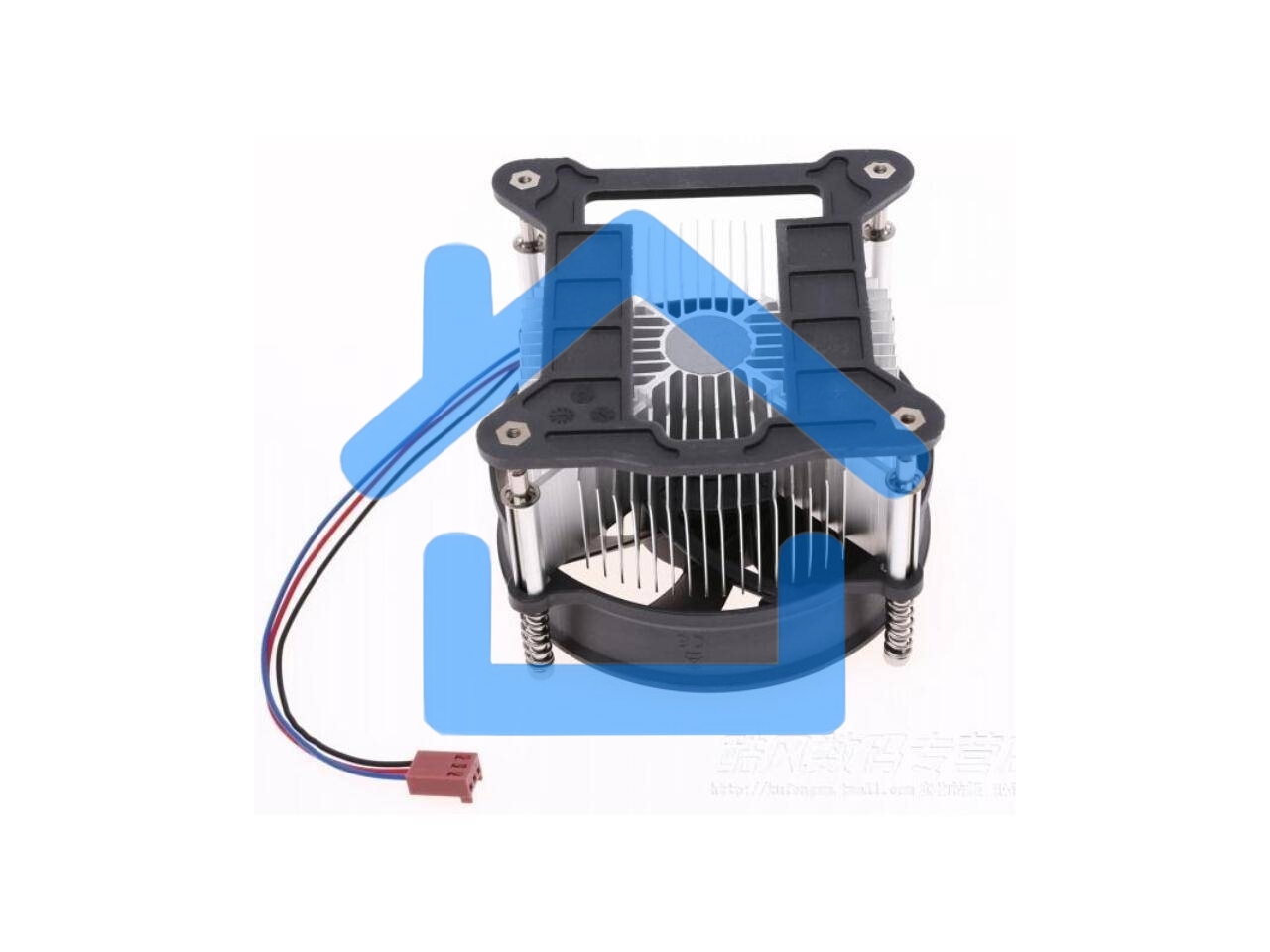 Кулер для процессора DEEPCOOL CK-11508 PWM черный, 92 мм, алюминий, 2200 об/мин, 30.1 дБ, 4 pin, 65 Вт, 70 мм