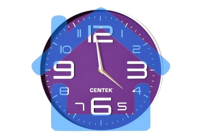 Часы настенные Centek СТ-7101 фиолетовый