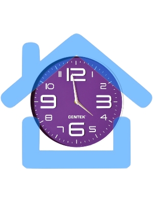 Часы настенные Centek СТ-7101 фиолетовый