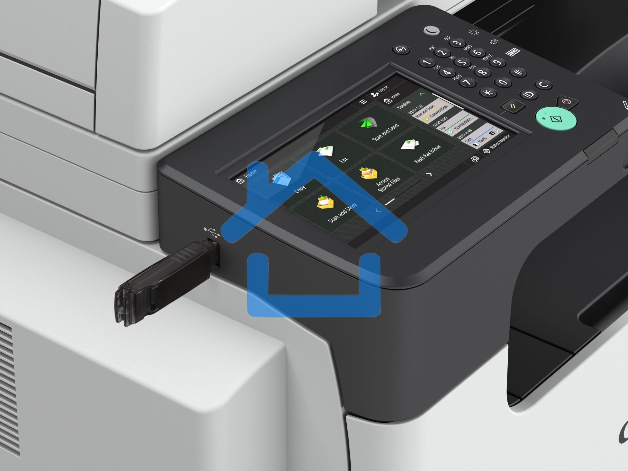 МФУ лазерное Canon imageRUNNER 2425 (4293C003), А3, ч/б, печ. 25 стр/мин (А4) 12 стр/мин (А3), 600 x 600 DPI, Wi-Fi; USB; Ethernet (Без тонера)