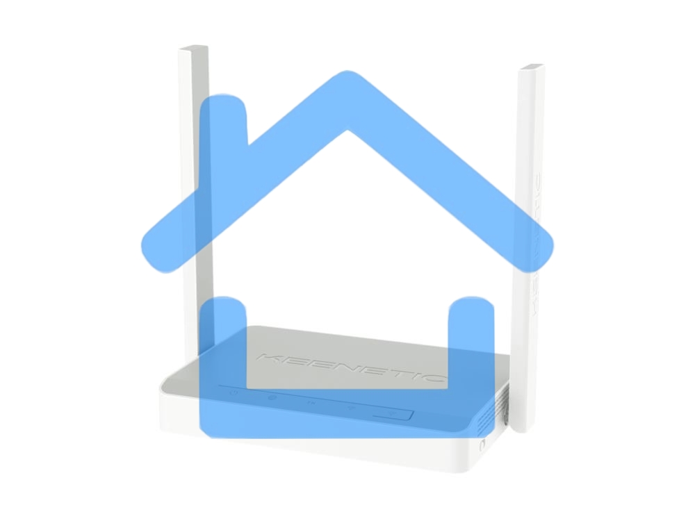Роутер беспроводной Keenetic Air (KN-1613) с Mesh Wi-Fi 5 AC1200, 4-портовым Smart-коммутатором