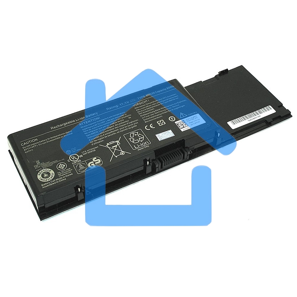 Аккумуляторная батарея для ноутбука Dell Precision M6500 11.1V 90Wh